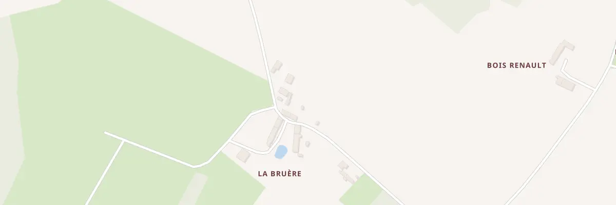 Plan du 5211 La Bruère à Rouvres-les-Bois