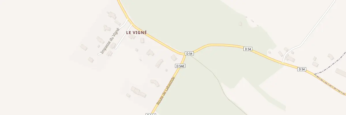 Plan du 20 Rte de Labastide à Préserville