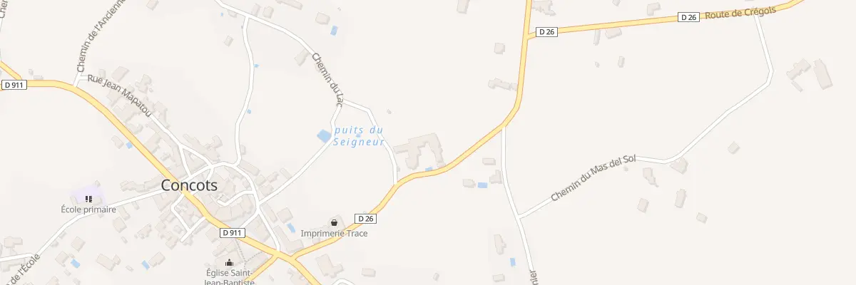 Plan du 205 Rte de Saint-Cirq Lapopie à Concots