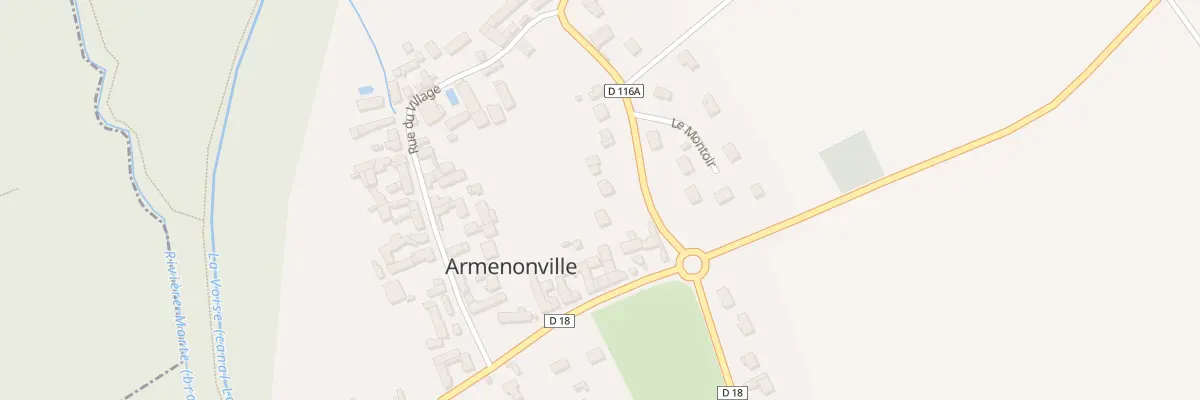 Plan du 3 Rue du Magasin à Bailleau-Armenonville