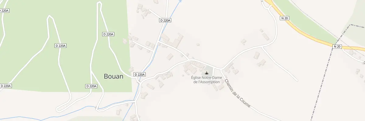 Plan du 5003F Le Village à Bouan
