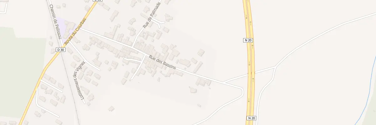 Plan du 47A Rue des Bassins à Varilhes