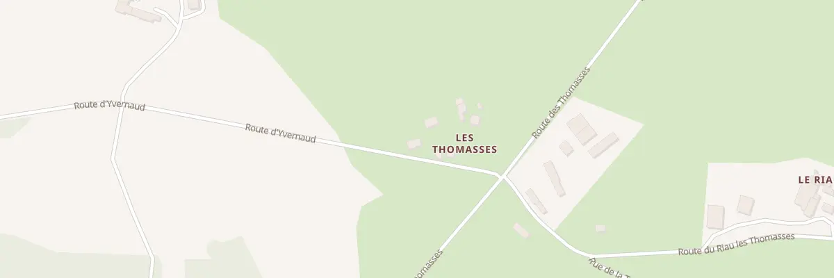 Plan du 5105 Les Thomasses à Mosnay