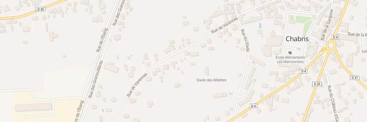 Plan du 65 Rue de Varennes à Chabris