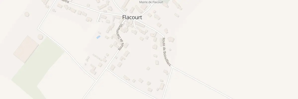 Plan du 4 Rte de Boinvilliers à Flacourt