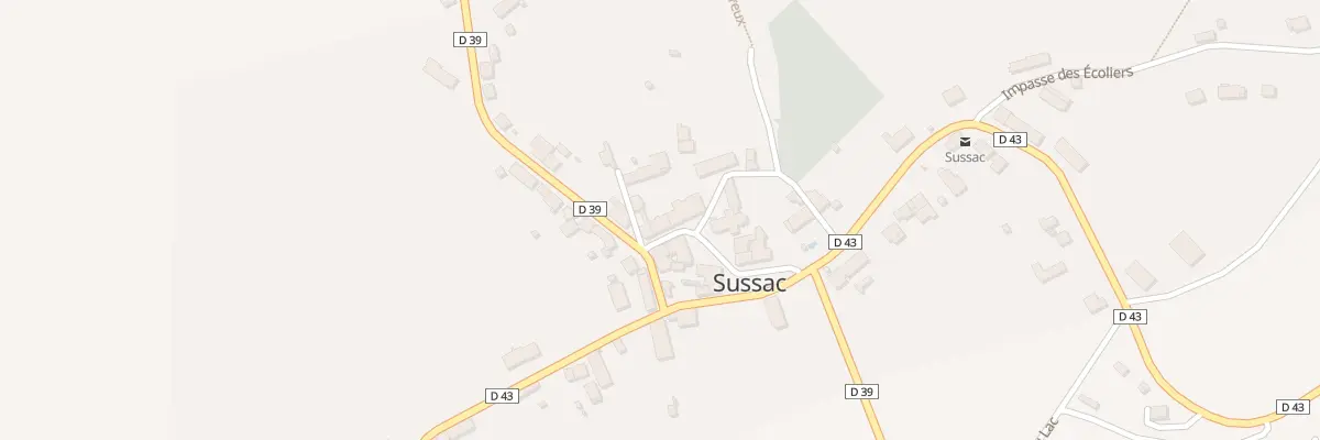 Plan du 5032 Le Bourg à Sussac