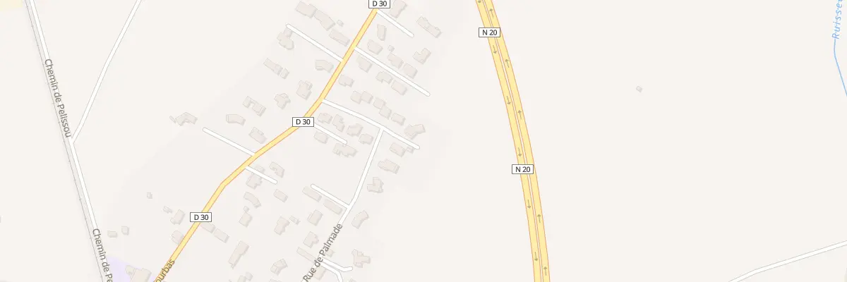 Plan du 24 Rue de Palmade à Varilhes