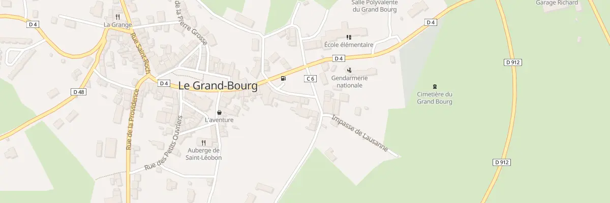 Plan du 21 Pl du Champ de Foire au Grand-Bourg