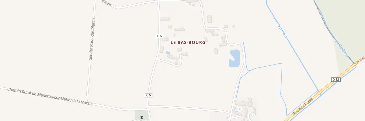 Plan du 5059 Le Bas Bourg à Menetou-sur-Nahon