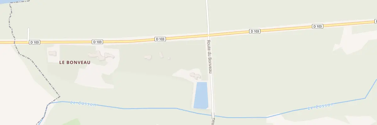 Plan du 77 Rte du Bonveau à La Ferté-Saint-Cyr