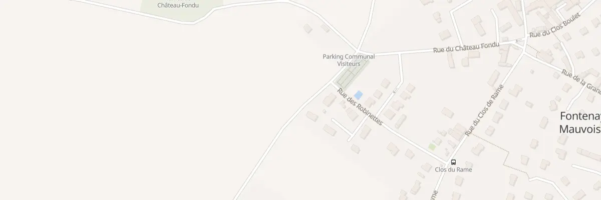 Plan du 10 Rue des Robinettes à Fontenay-Mauvoisin