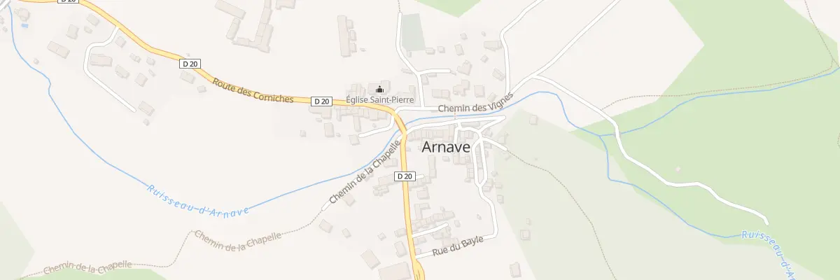 Plan du 2 Quai d’Envidal à Arnave