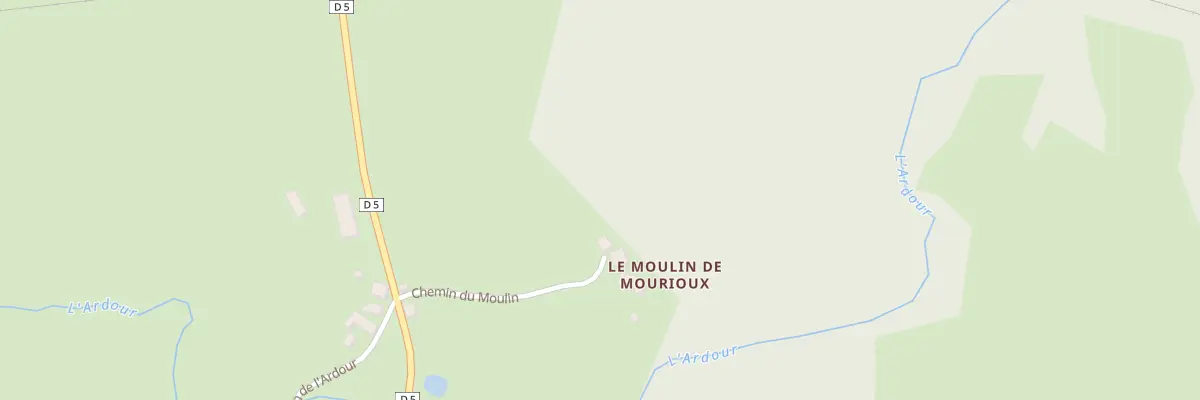 Plan du 2 Che du Moulin à Mourioux-Vieilleville