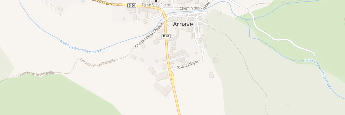 Plan du 3 Imp de Coubes à Arnave