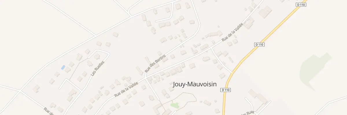 Plan du 34 Rue de la Vallée à Jouy-Mauvoisin