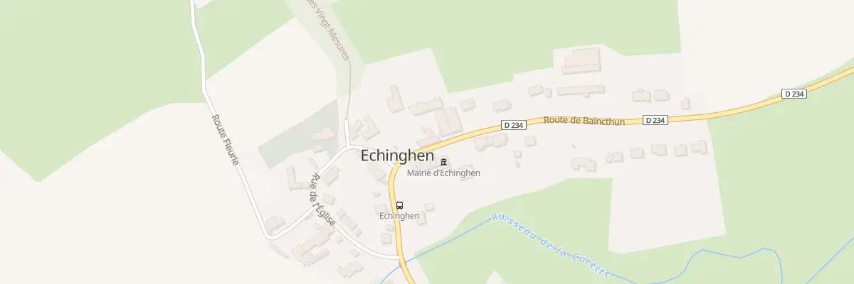 Plan du 19 Rte de Baincthun à Echinghen