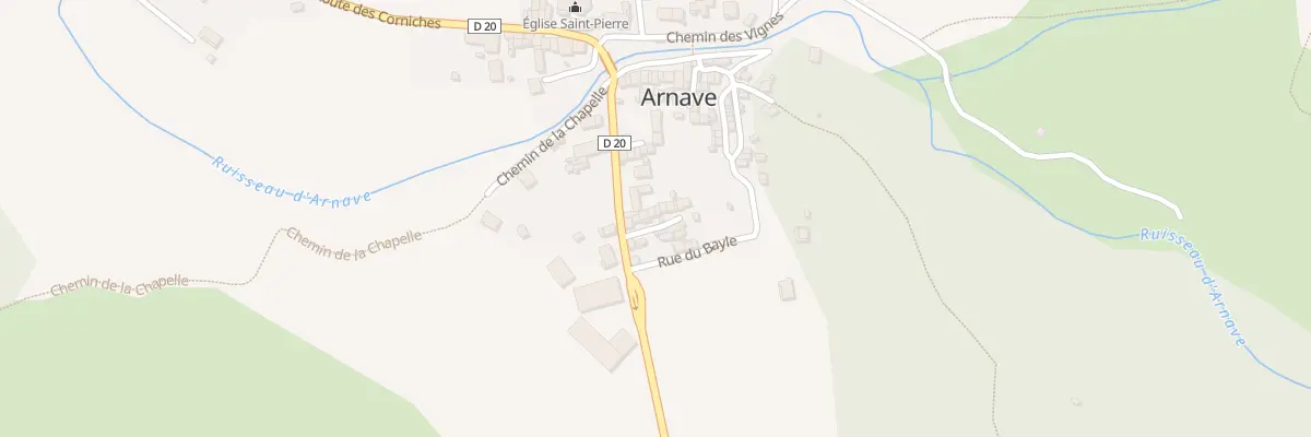 Plan du 7 Imp de Coubes à Arnave