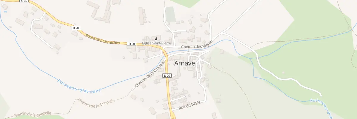 Plan du 6 Quai d’Envidal à Arnave