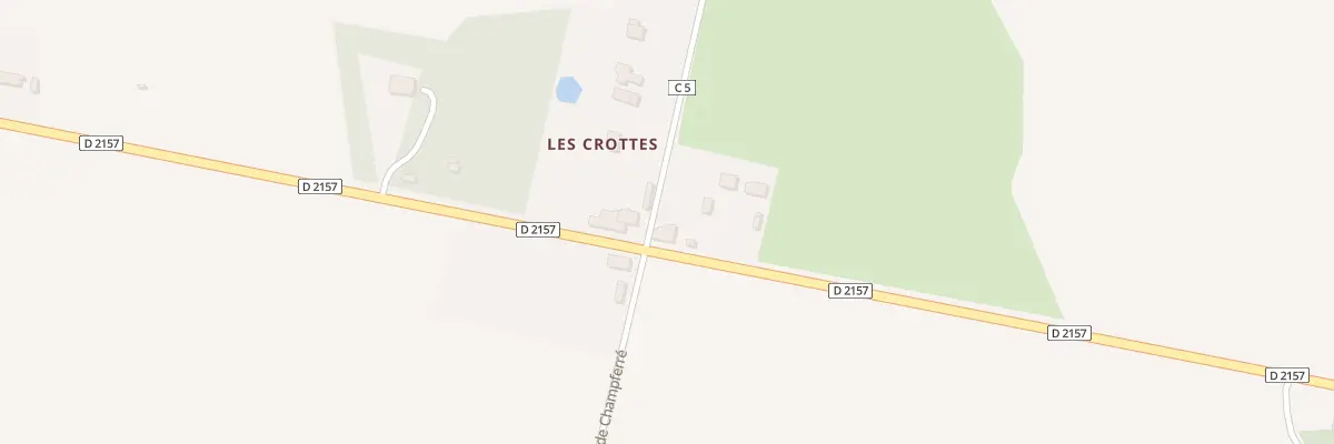 Plan du 2 Rue des Basses Fontaines à Coulmiers
