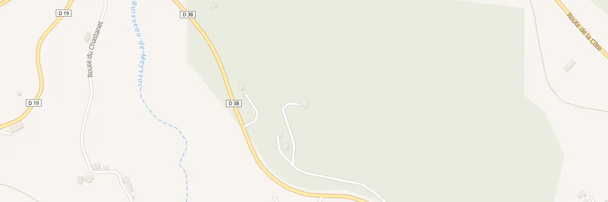 Plan du 5282 Le Lac à Noailhac