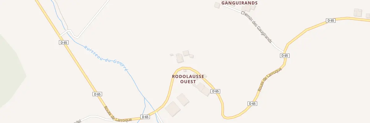 Plan du 1705 Rte de Larroque D65 à Puygaillard-de-Quercy