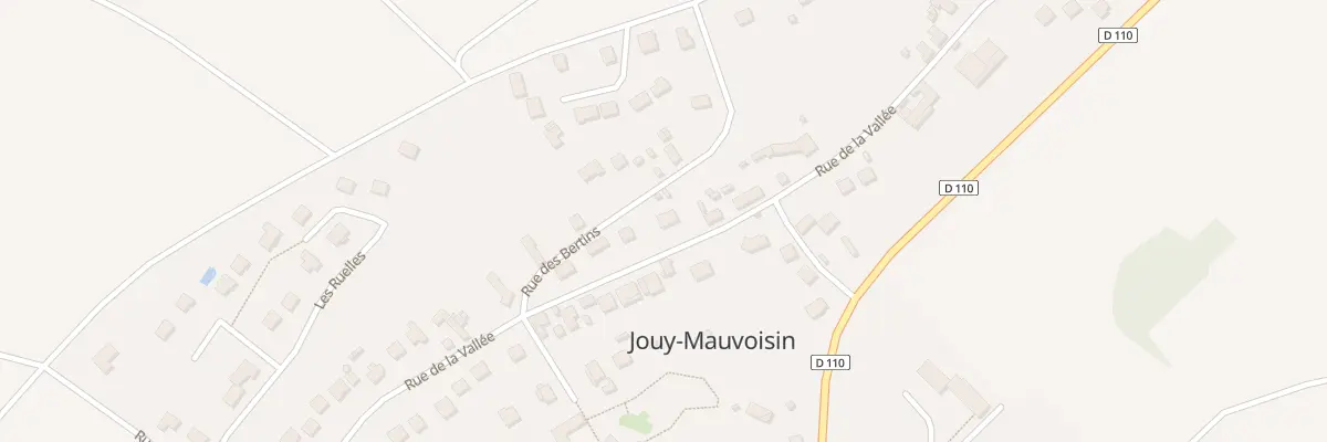 Plan du 32 Rue de la Vallée à Jouy-Mauvoisin