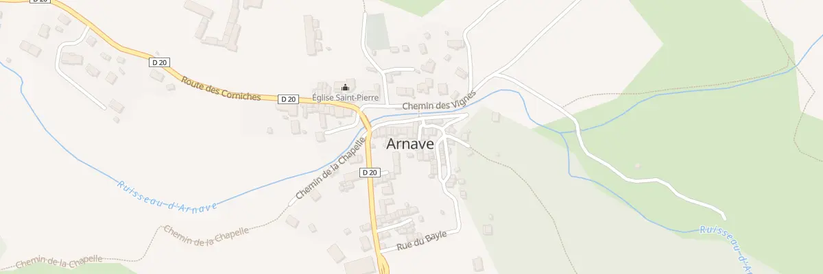 Plan du 12 Quai d’Envidal à Arnave