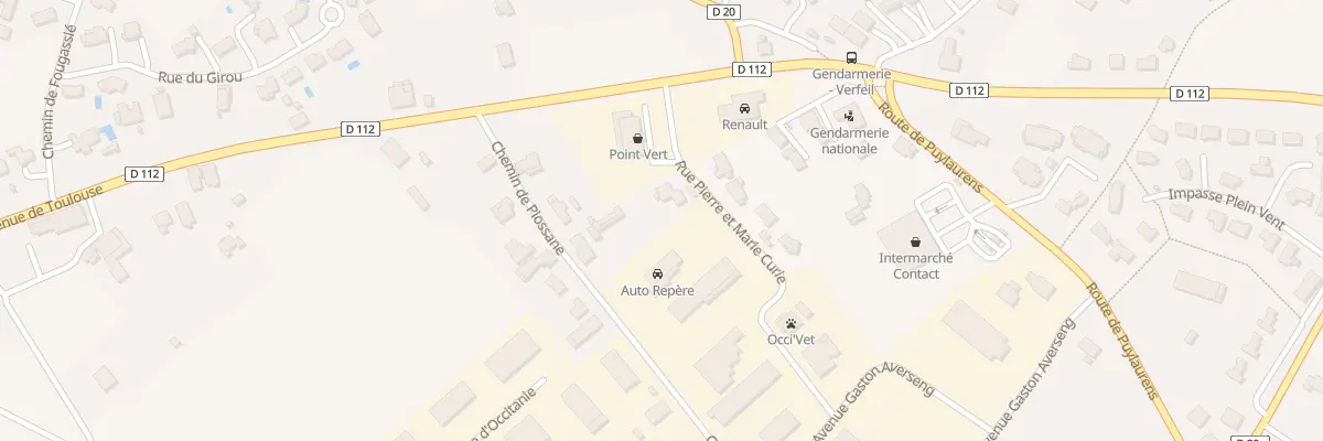 Plan du 4 Rue Pierre et Marie Curie à Verfeil