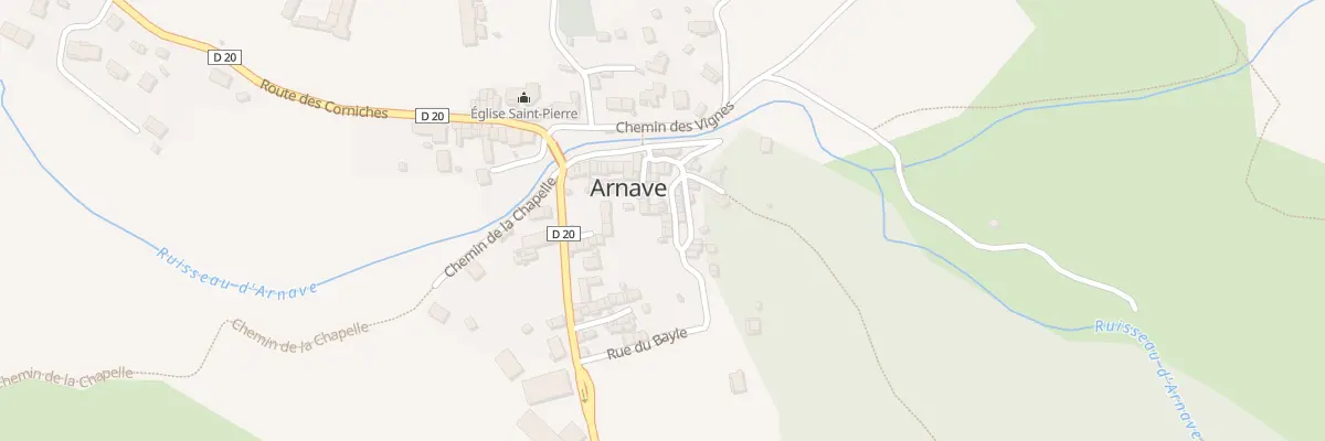 Plan du 18 Rue du Bayle à Arnave