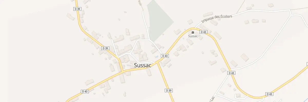 Plan du 5020 Le Bourg à Sussac