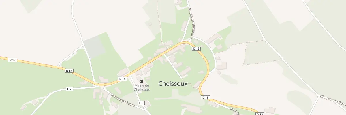 Plan du 5 Imp de la Forge à Cheissoux