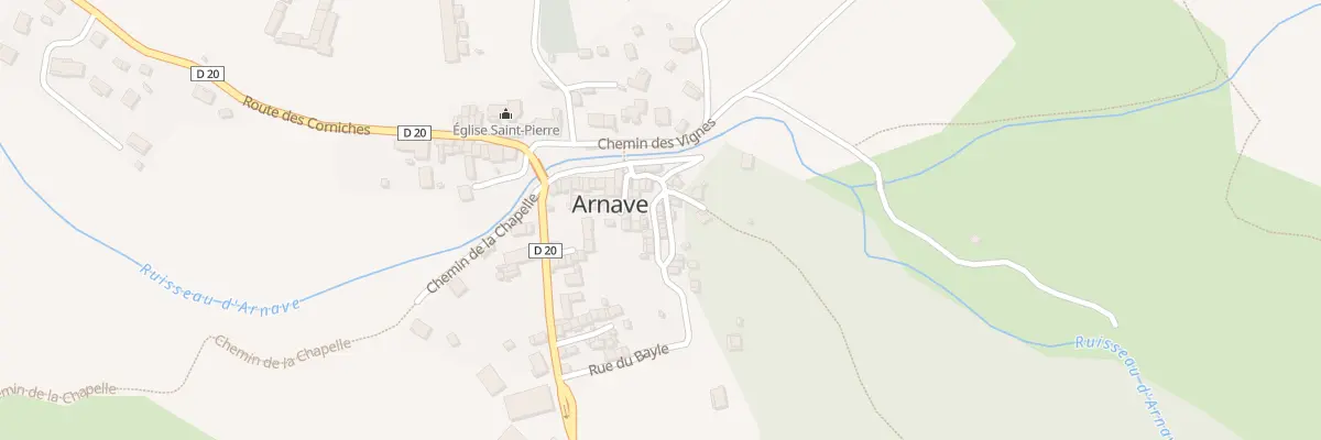 Plan du 10 Rue du Bayle à Arnave