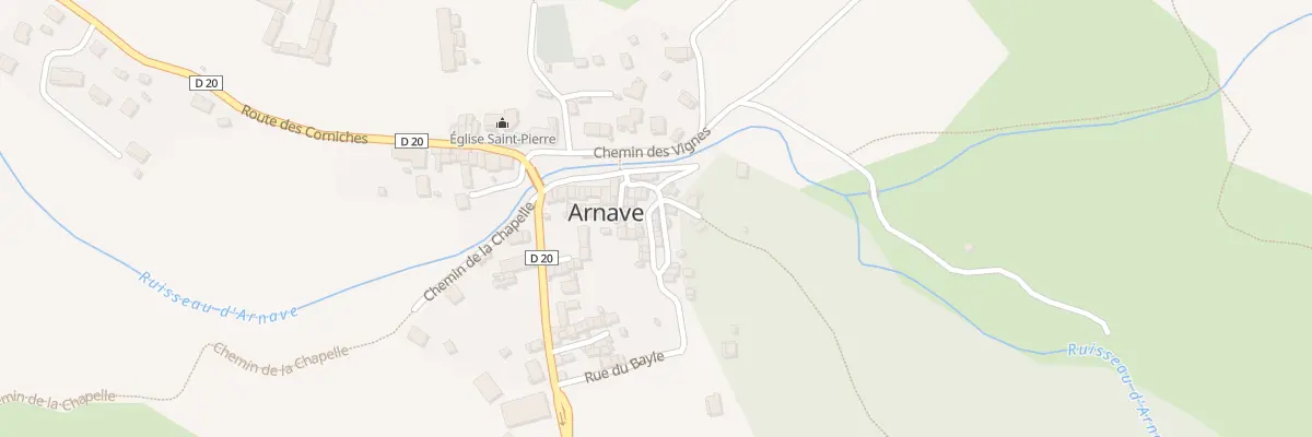 Plan du 6 Rue du Bayle à Arnave