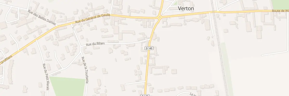 Plan du 8 Rte de Waben à Verton