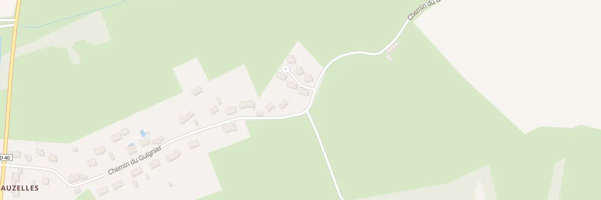 Plan du 1 All des Griottes à Velles