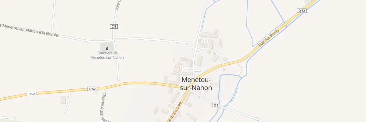 Plan du 5004 Le Bourg à Menetou-sur-Nahon