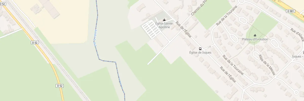 Plan du 8B Rue de L ’Eglise à Isques