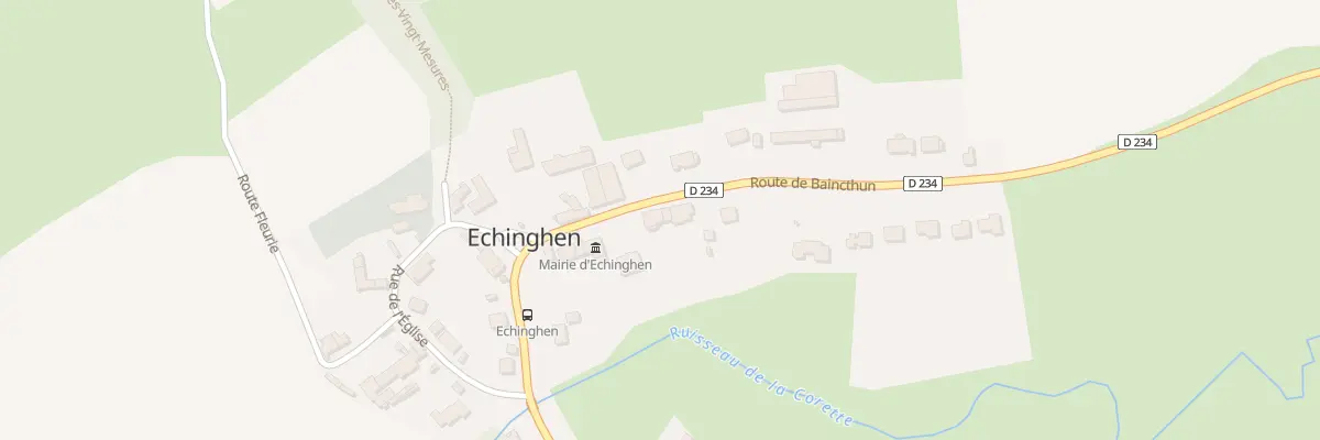 Plan du 82 Rte de Baincthun à Echinghen