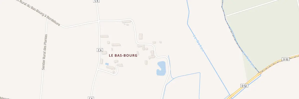 Plan du 5065 Le Bas Bourg à Menetou-sur-Nahon