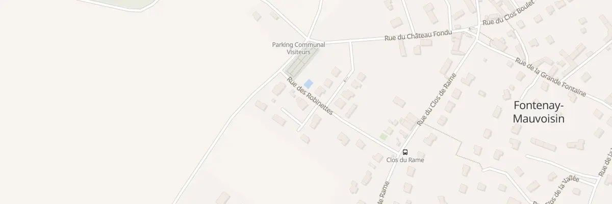 Plan du 6 Rue des Robinettes à Fontenay-Mauvoisin