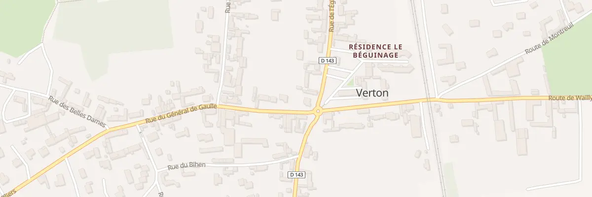 Plan du 2B Rue du Gal de Gaulle à Verton
