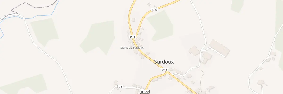Plan du 5039 Surdoux à Surdoux