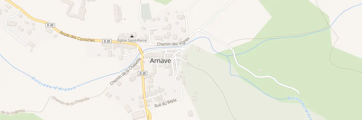 Plan du 2 Imp du Trapadou à Arnave