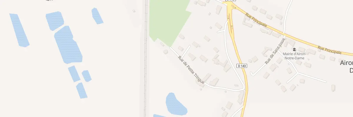 Plan du 3 Rue de la Petite Tringue à Airon-Notre-Dame