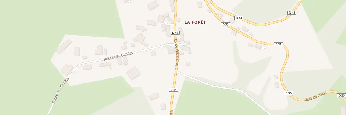 Plan du 5281 La Foret à Montboucher