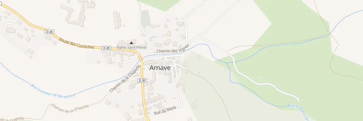 Plan du 3 Imp du Trapadou à Arnave