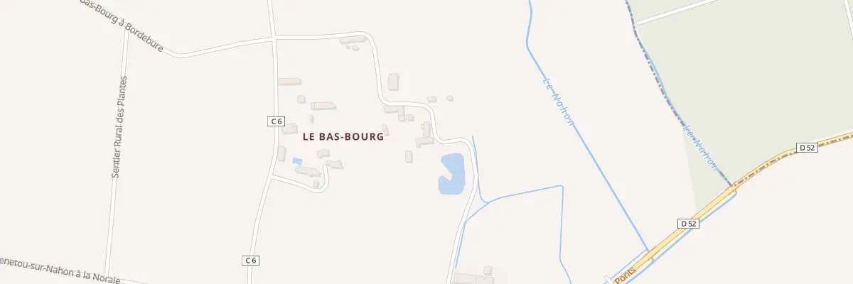 Plan du 5066 Le Bas Bourg à Menetou-sur-Nahon