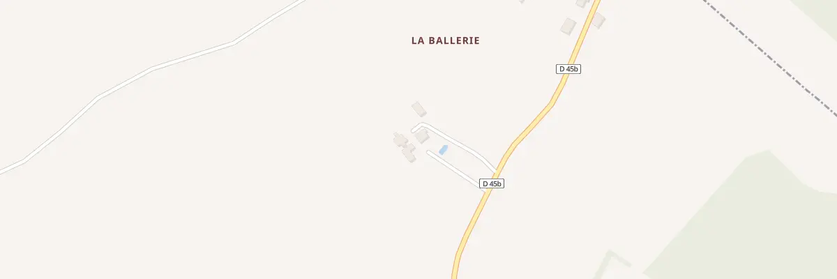 Plan du 1 La Ballerie à Malicornay