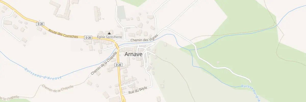 Plan du 5 Imp du Trapadou à Arnave