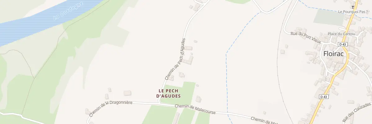 Plan du 5288F Pech d’Agudes à Floirac